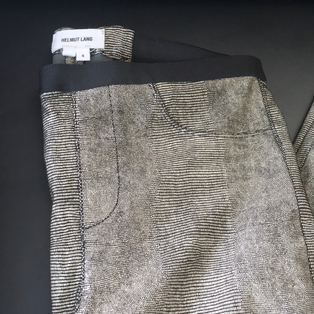 Helmet Lang Leather Leggings nwot